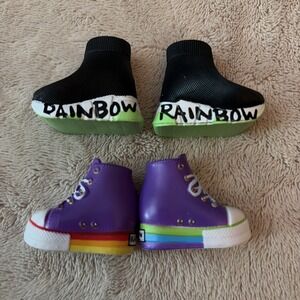 Lot Of 2 Rainbow High Deluxe Closet Shoes
